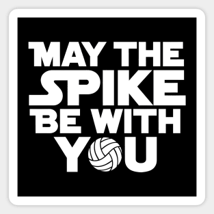 Funny Volleyball "May The Spike Be With You" Magnet